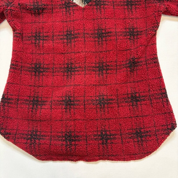 VTG Tasha Polizzi TP Saddleblanket southwestern Aztec fleece Shacket large - Picture 6 of 13